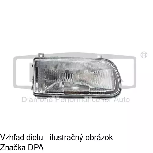 Sklo reflektora POLCAR 691011-E