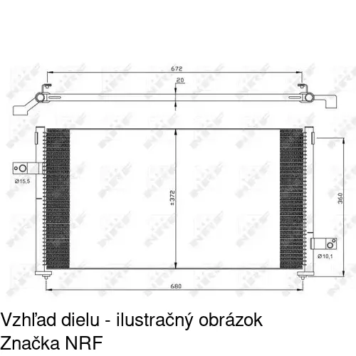 Chladiče klimatizácie POLCAR 7240K8C3