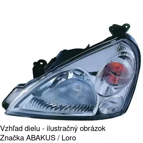 Hlavný reflektor POLCAR 741409-E - obr. 1