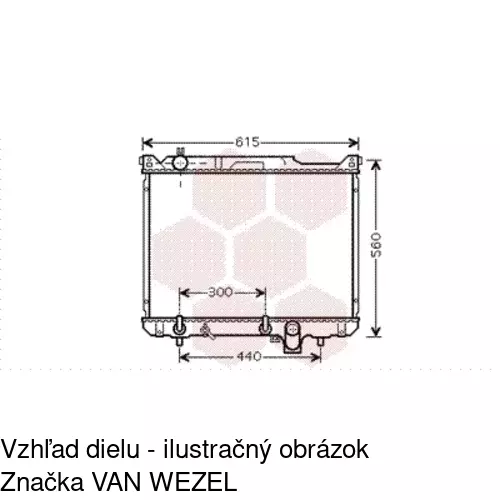 Chladiče vody POLCAR 742408-9 - obr. 1