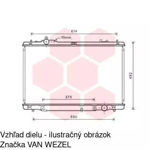 Chladiče vody POLCAR 804408-1