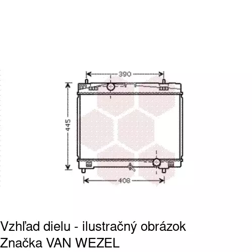 Chladiče vody POLCAR 810508-1 - obr. 2