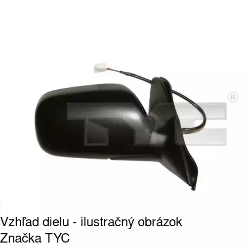 Vonkajšie zrkadlo POLCAR 8112514E