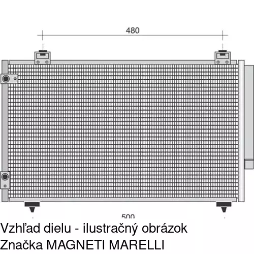 Chladiče klimatizácie POLCAR 8114K8C1S