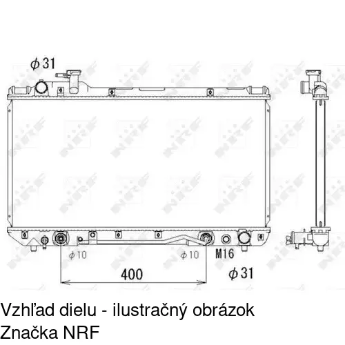 Chladiče vody POLCAR 814408-3