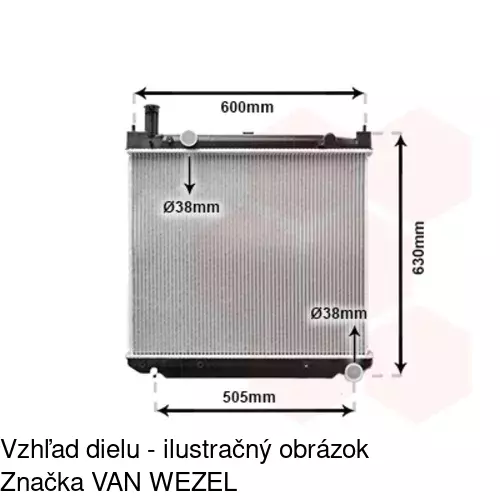 Chladiče vody POLCAR 816708-1 - obr. 1