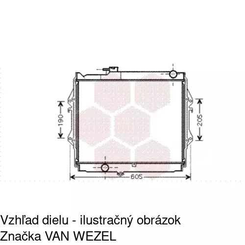 Chladiče vody POLCAR 818008-1