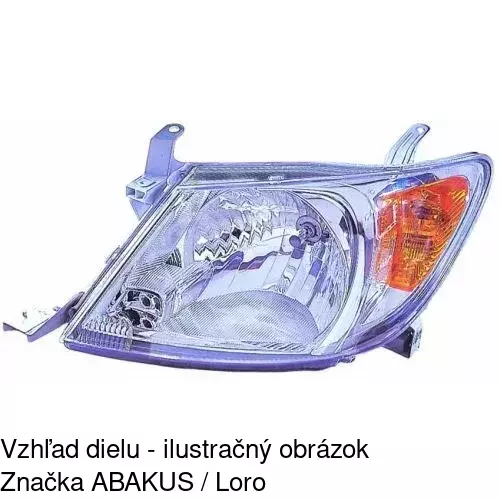 Hlavný reflektor POLCAR 819210-E