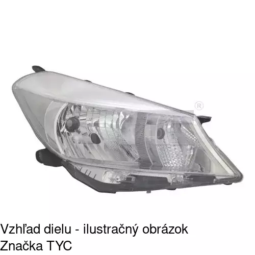 Hlavný reflektor POLCAR 81B1101E - obr. 1