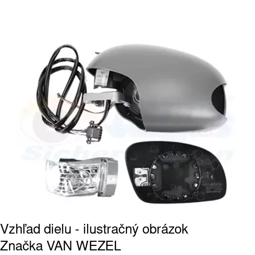 Vonkajšie zrkadlo POLCAR 9501514S