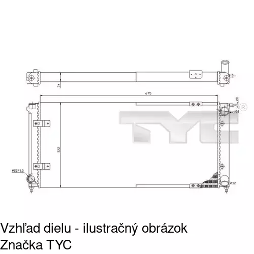 Chladiče vody POLCAR 953408-5