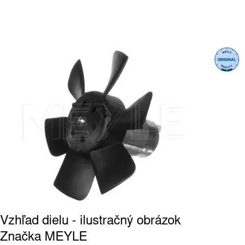 Ventilátor bez krytu / podpery POLCAR 953423U2 - obr. 3