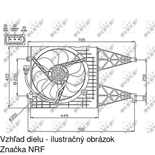 Ventilátory chladičov POLCAR 954123W3 - obr. 1