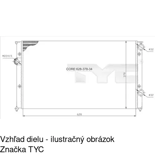 Chladiče vody POLCAR 954608-7