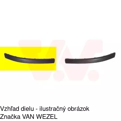 Lišta nárazníka POLCAR 954807-8 - obr. 2