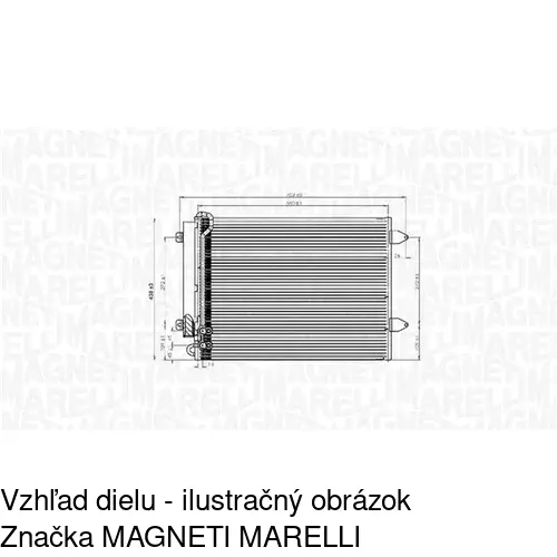 Chladiče klimatizácie POLCAR 9555K8C1 - obr. 2