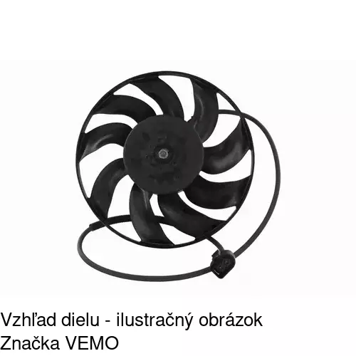 Ventilátor bez krytu / podpery POLCAR 956823U2 - obr. 4