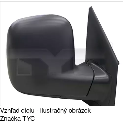 Vonkajšie zrkadlo POLCAR 956851-M - obr. 4