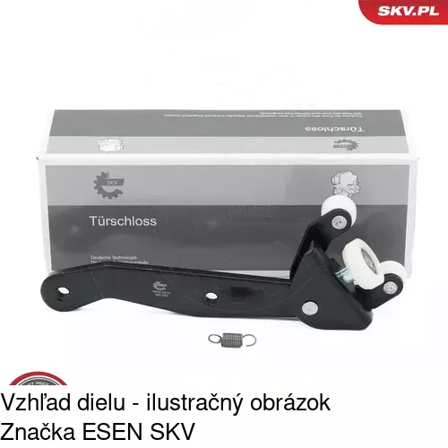 Vozík - kolieska pant posuvných dverí POLCAR 9568Z-72 - obr. 1