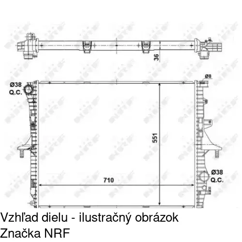 Chladiče vody POLCAR 958008-1