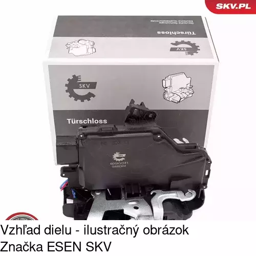 Vnútorná zámka dverí POLCAR 9580ZC-1 - obr. 2