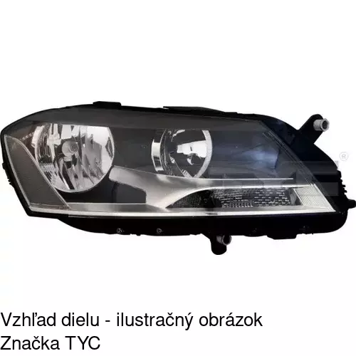 Hlavný reflektor 95D110-E /POLCAR/ - obr. 3