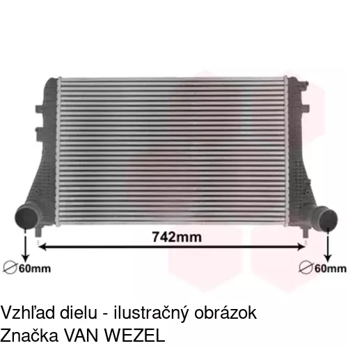 Chladiče vzduchu (Intercoolery) POLCAR 95D1J8-1 - obr. 2