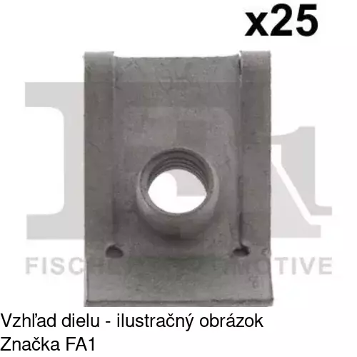 Montážny plech POLCAR RX16308 - obr. 1