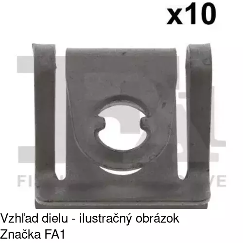 Montážny plech POLCAR RXC10133 - obr. 1