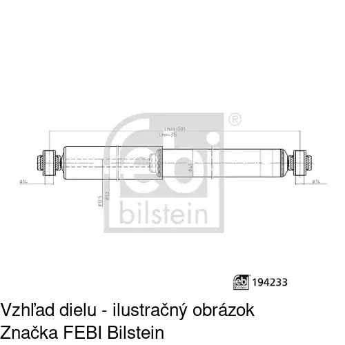 Plynový tlmič POLCAR S011482G