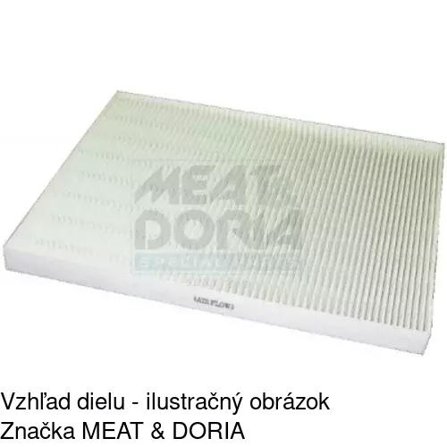 Kabínový filter s uhlíkom POLCAR S11-1016 - obr. 2