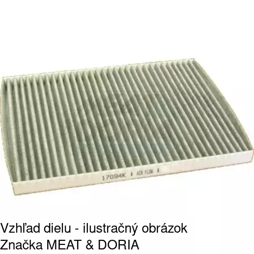 Kabínový filter s uhlíkom POLCAR S11-1016 - obr. 3