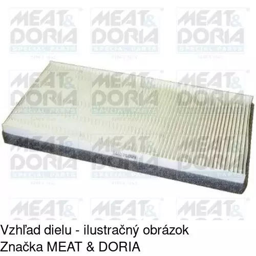 Kabínový filter s uhlíkom POLCAR S11-1022 - obr. 1