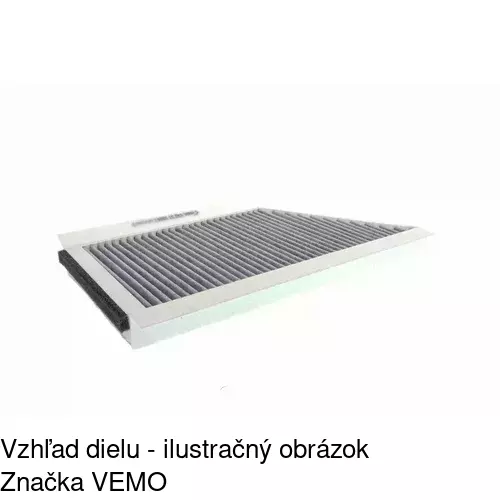 Kabínový filter s uhlíkom POLCAR S11-1034