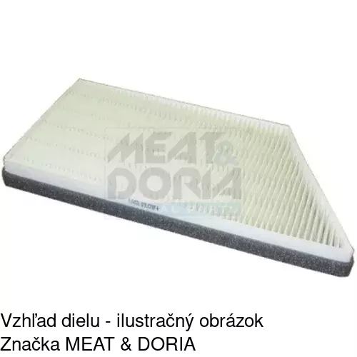 Kabínový filter s uhlíkom POLCAR S11-1034 - obr. 1