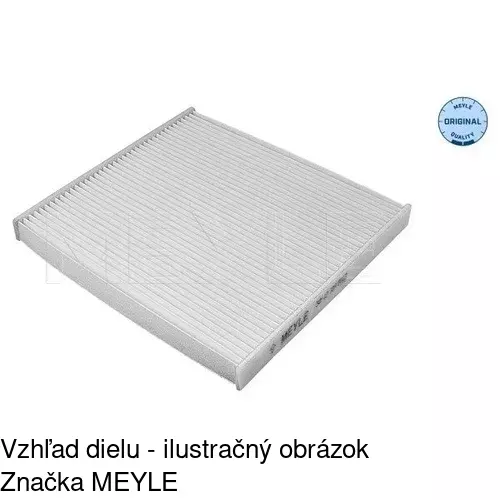 Kabínový filter s uhlíkom POLCAR S11-1038 - obr. 5