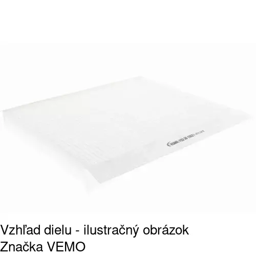 Kabínový filter s uhlíkom POLCAR S11-1048 - obr. 1