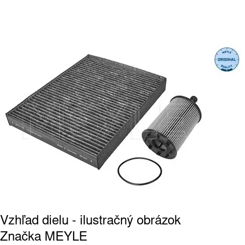 Kabínový filter s uhlíkom POLCAR S11-1050 - obr. 4