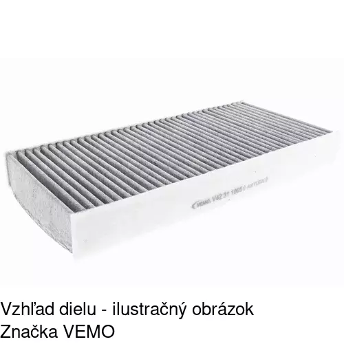 Kabínový filter s uhlíkom POLCAR S11-1053 - obr. 4