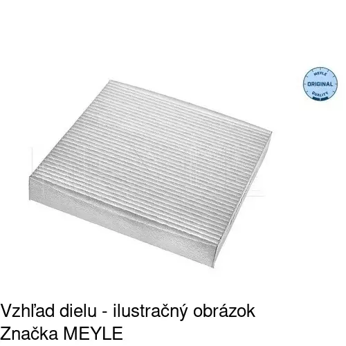 Kabínový filter s uhlíkom POLCAR S11-1054 - obr. 5