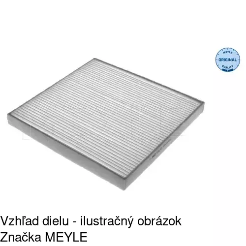 Kabínový filter s uhlíkom POLCAR S11-1055 - obr. 1