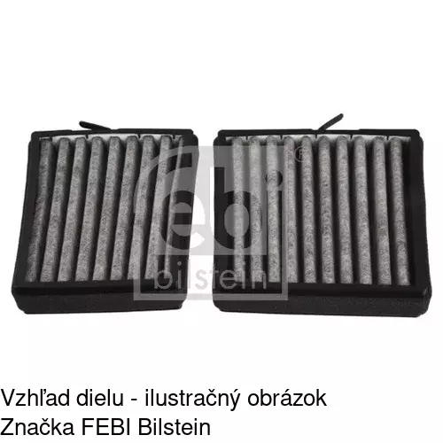 Kabínový filter s uhlíkom POLCAR S11-1056