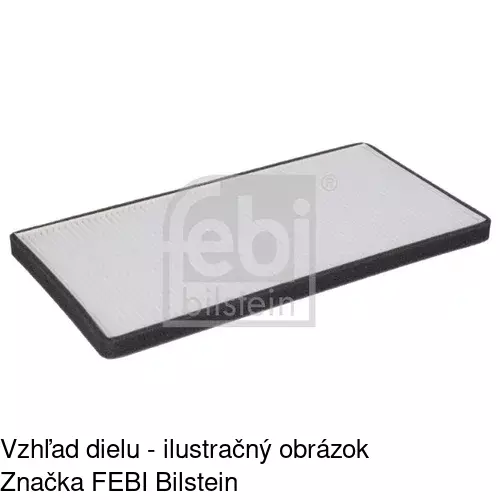 Kabínový filter s uhlíkom POLCAR S11-1057 - obr. 2