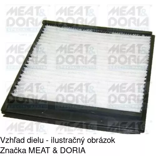 Kabínový filter s uhlíkom POLCAR S11-1075 - obr. 3