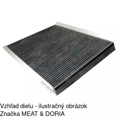 Kabínový filter s uhlíkom POLCAR S11-1076 - obr. 4