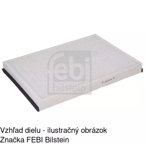 Kabínový filter s uhlíkom POLCAR S11-1077 - obr. 1