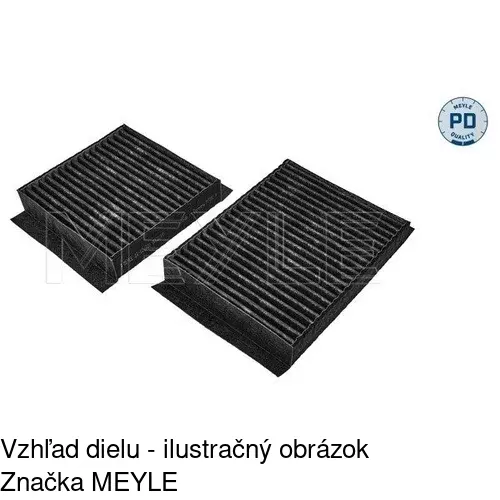 Kabínový filter s uhlíkom POLCAR S11-1078 - obr. 5