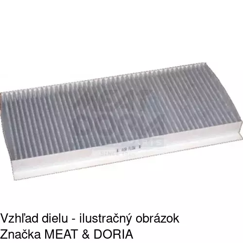 Kabínový filter s uhlíkom POLCAR S11-1083 - obr. 4