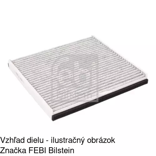 Kabínový filter s uhlíkom POLCAR S11-1087