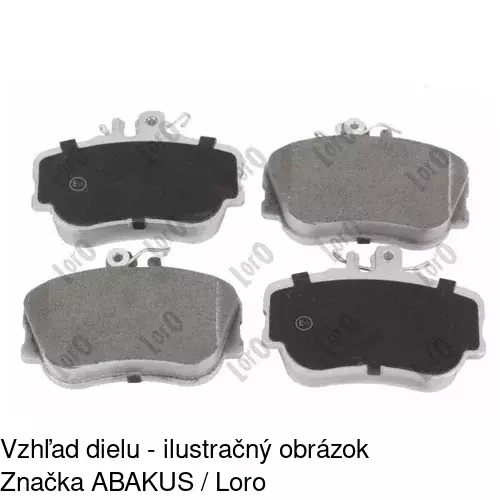 Brzdové dosky POLCAR S70-0042 - obr. 5